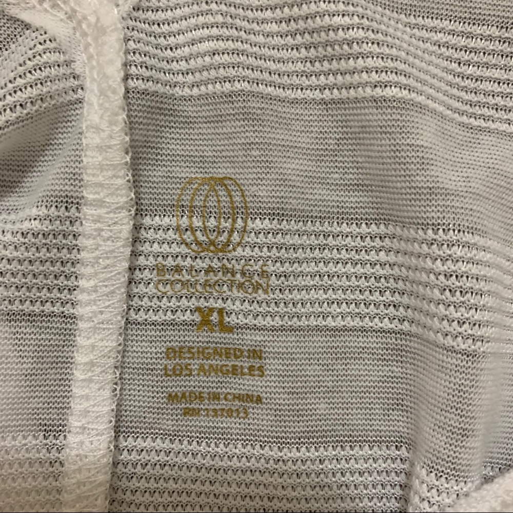 Balance Collection White Active Yoga Tank Top XL - Picture 10 of 10